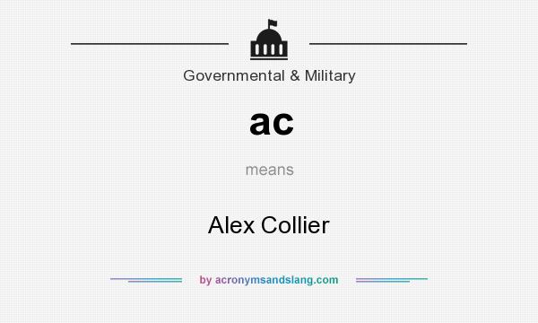 What does ac mean? It stands for Alex Collier
