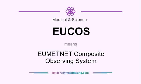 What does EUCOS mean? It stands for EUMETNET Composite Observing System