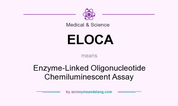 What does ELOCA mean? It stands for Enzyme-Linked Oligonucleotide Chemiluminescent Assay