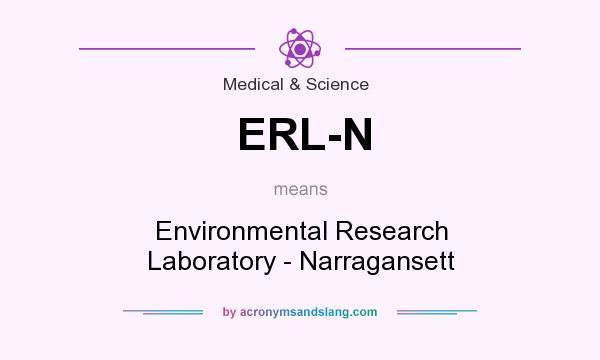 What does ERL-N mean? It stands for Environmental Research Laboratory - Narragansett