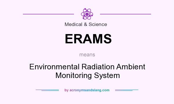 What does ERAMS mean? It stands for Environmental Radiation Ambient Monitoring System