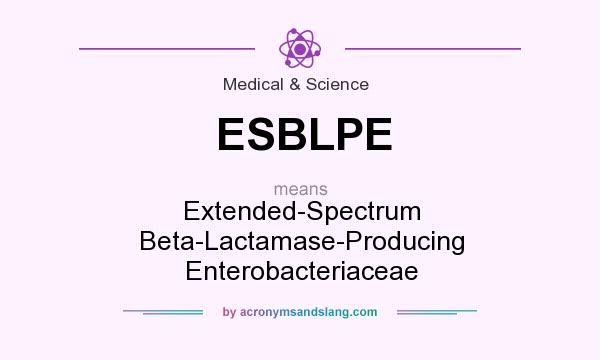 What does ESBLPE mean? It stands for Extended-Spectrum Beta-Lactamase-Producing Enterobacteriaceae