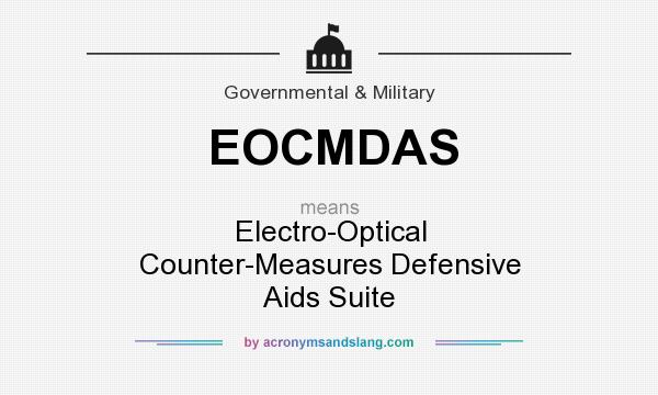 What does EOCMDAS mean? It stands for Electro-Optical Counter-Measures Defensive Aids Suite