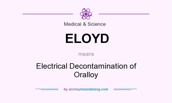 What does ELOYD mean? It stands for Electrical Decontamination of Oralloy