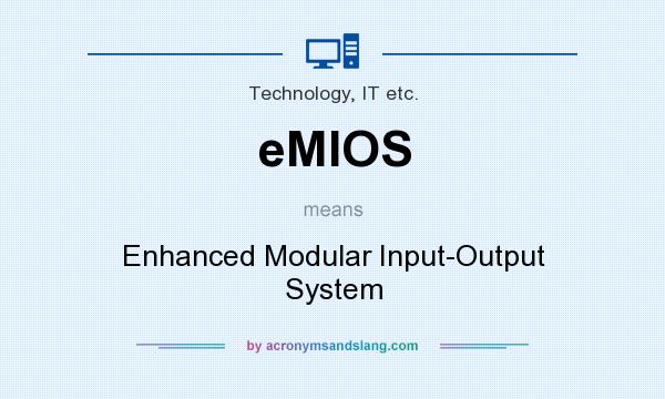What does eMIOS mean? It stands for Enhanced Modular Input-Output System