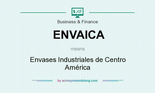 What does ENVAICA mean? It stands for Envases Industriales de Centro América