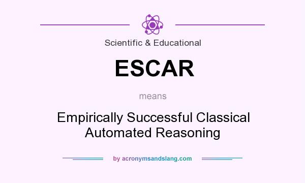 What does ESCAR mean? It stands for Empirically Successful Classical Automated Reasoning