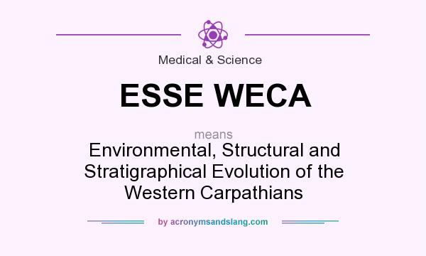 What does ESSE WECA mean? It stands for Environmental, Structural and Stratigraphical Evolution of the Western Carpathians