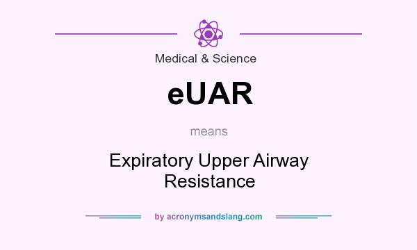 What does eUAR mean? It stands for Expiratory Upper Airway Resistance