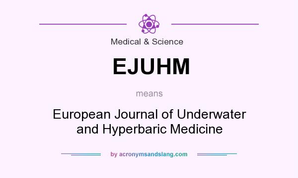 What does EJUHM mean? It stands for European Journal of Underwater and Hyperbaric Medicine