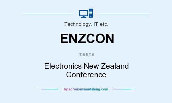 What does ENZCON mean? It stands for Electronics New Zealand Conference