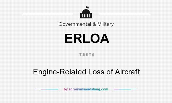 What does ERLOA mean? It stands for Engine-Related Loss of Aircraft