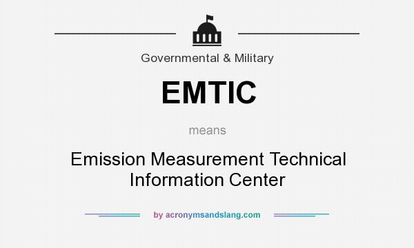 What does EMTIC mean? It stands for Emission Measurement Technical Information Center