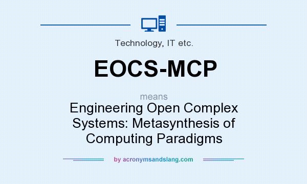 What does EOCS-MCP mean? It stands for Engineering Open Complex Systems: Metasynthesis of Computing Paradigms