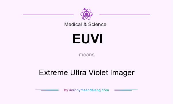 What does EUVI mean? It stands for Extreme Ultra Violet Imager