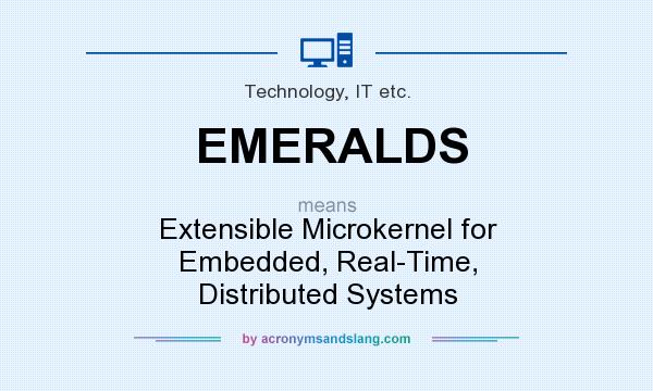 What does EMERALDS mean? It stands for Extensible Microkernel for Embedded, Real-Time, Distributed Systems