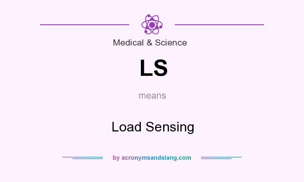 What does LS mean? It stands for Load Sensing
