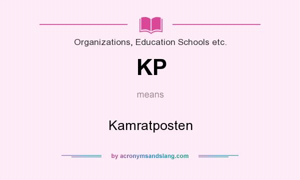 What does KP mean? It stands for Kamratposten