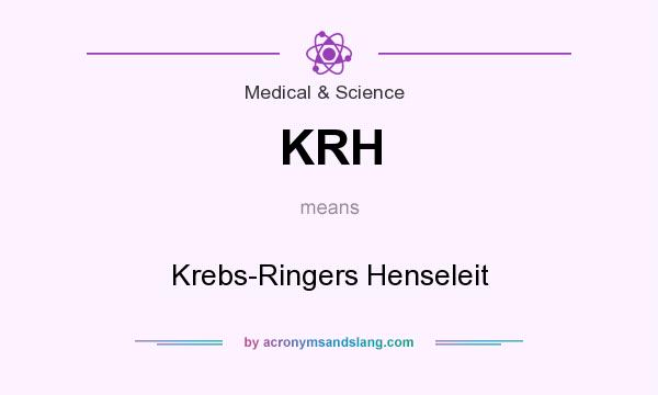 What does KRH mean? It stands for Krebs-Ringers Henseleit