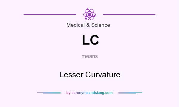 What does LC mean? It stands for Lesser Curvature