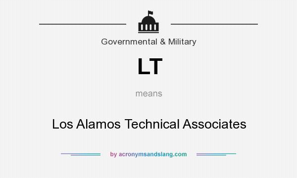 What does LT mean? It stands for Los Alamos Technical Associates