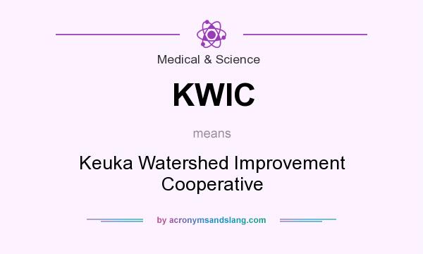 What does KWIC mean? It stands for Keuka Watershed Improvement Cooperative