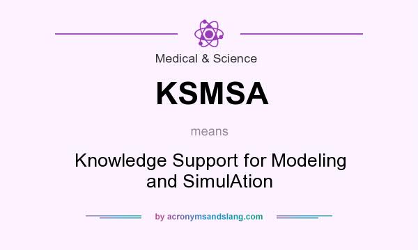 What does KSMSA mean? It stands for Knowledge Support for Modeling and SimulAtion