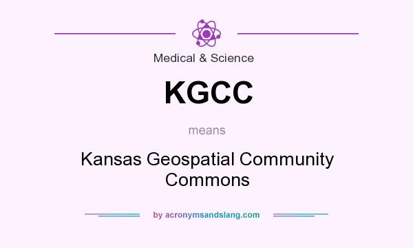 What does KGCC mean? It stands for Kansas Geospatial Community Commons