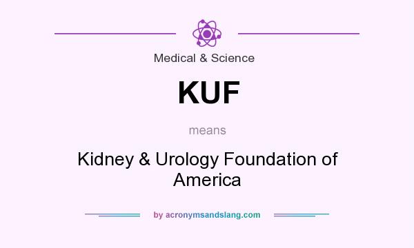 What does KUF mean? It stands for Kidney & Urology Foundation of America