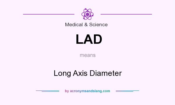 What does LAD mean? It stands for Long Axis Diameter