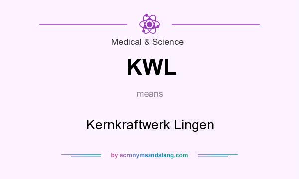 What does KWL mean? It stands for Kernkraftwerk Lingen