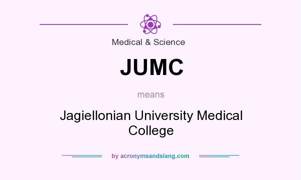 What does JUMC mean? It stands for Jagiellonian University Medical College