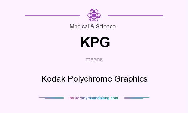 What does KPG mean? It stands for Kodak Polychrome Graphics