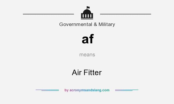 What does af mean? It stands for Air Fitter