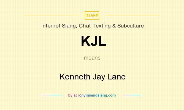 What does KJL mean? It stands for Kenneth Jay Lane
