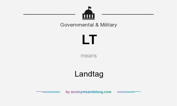 What does LT mean? It stands for Landtag