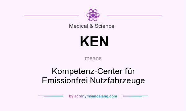 What does KEN mean? It stands for Kompetenz-Center für Emissionfrei Nutzfahrzeuge