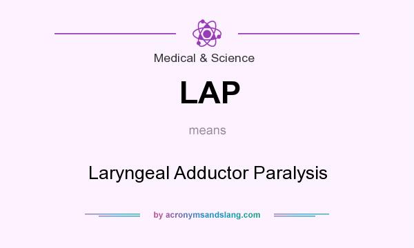 What does LAP mean? It stands for Laryngeal Adductor Paralysis