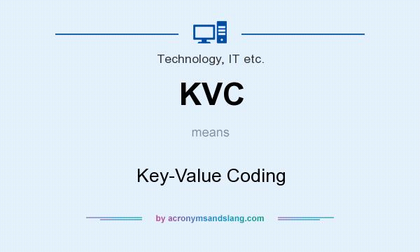 What does KVC mean? It stands for Key-Value Coding