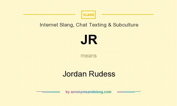 What does JR mean? It stands for Jordan Rudess