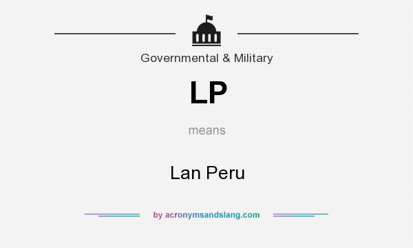What does LP mean? It stands for Lan Peru