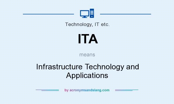What does ITA mean? It stands for Infrastructure Technology and Applications
