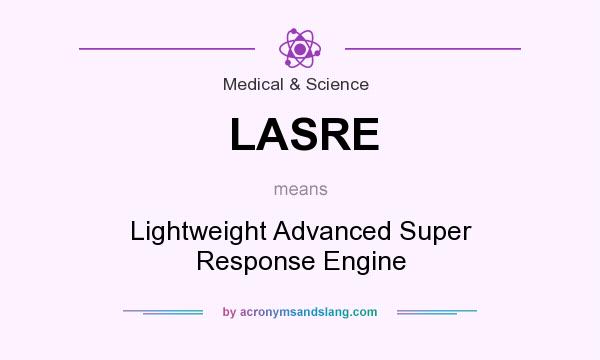 What does LASRE mean? It stands for Lightweight Advanced Super Response Engine