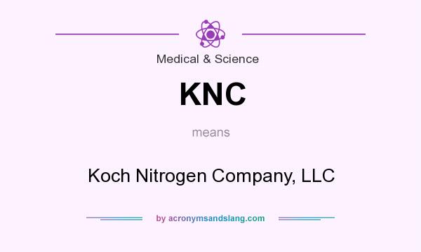 What does KNC mean? It stands for Koch Nitrogen Company, LLC