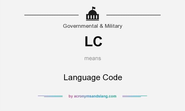 What does LC mean? It stands for Language Code
