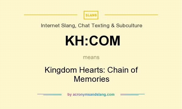 What does KH:COM mean? It stands for Kingdom Hearts: Chain of Memories