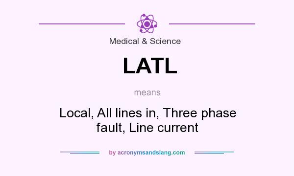 What does LATL mean? It stands for Local, All lines in, Three phase fault, Line current