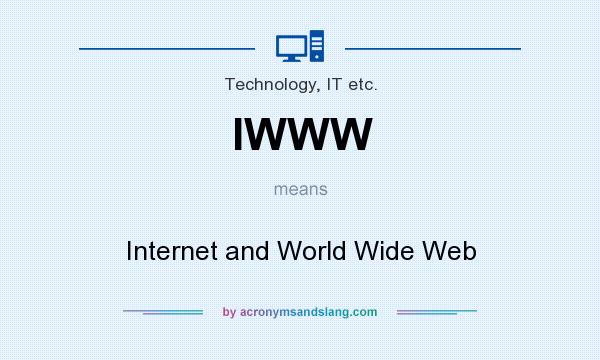 What does IWWW mean? It stands for Internet and World Wide Web