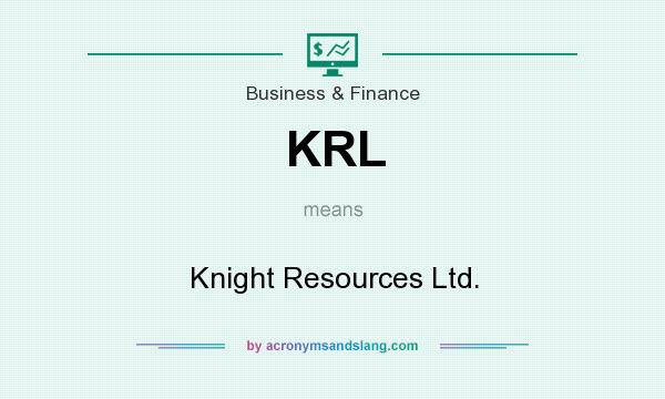 What does KRL mean? It stands for Knight Resources Ltd.