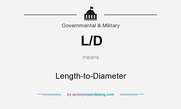 What does L/D mean? It stands for Length-to-Diameter
